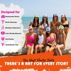 image:imageFunky Junque Funny Retro Foam Trucker Hat  Adult Humor Mesh Snapback for Bachelorette Girls Trip Weekend amp Birthday GiftDay Drinkin  Neon OrangeWhite