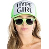 image:imageFunky Junque Funny Retro Foam Trucker Hat  Adult Humor Mesh Snapback for Bachelorette Girls Trip Weekend amp Birthday GiftHat  Sunnies Set  Hype Girl Neon Green