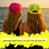 image:imageFunky Junque Funny Retro Foam Trucker Hat  Adult Humor Mesh Snapback for Bachelorette Girls Trip Weekend amp Birthday GiftLets Party  Neon YellowWhite