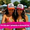 image:imageFunky Junque Funny Retro Foam Trucker Hat  Adult Humor Mesh Snapback for Bachelorette Girls Trip Weekend amp Birthday GiftMiss Behavin  Hot PinkWhite