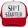 image:imageFunky Junque Funny Retro Foam Trucker Hat  Adult Humor Mesh Snapback for Bachelorette Girls Trip Weekend amp Birthday GiftSht Starter  RedWhite