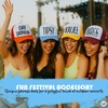 image:imageFunky Junque Funny Retro Foam Trucker Hat  Adult Humor Mesh Snapback for Bachelorette Girls Trip Weekend amp Birthday GiftTispy  Light BlueWhite