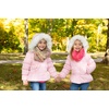 image:imageFunky Junque Girls Scarves 100 Acrylic Knit Kids Infinity Scarf Toddler Balaclava Neck Warmer Winter Circle GaiterCandy Pink