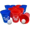 image:imageFunky Junque Girls Weekend Fun Party Cups Durable 16oz Plastic Cup  12 Hello Sunshine Yellow12 Beer Pong Champion RedBlue Combo