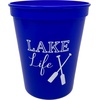 image:imageFunky Junque Girls Weekend Fun Party Cups Durable 16oz Plastic Cup  12 Hello Sunshine Yellow6 Lake Life Cups Blue