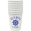 image:imageFunky Junque Girls Weekend Fun Party Cups Durable 16oz Plastic Cup  12 Hello Sunshine Yellow6 Life Is Better At The Lake White
