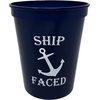 image:imageFunky Junque Girls Weekend Fun Party Cups Durable 16oz Plastic Cup  12 Hello Sunshine Yellow6 Ship Faced Cups