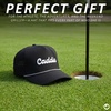 image:imageFunky Junque Golf Trucker Hat  Lightweight Golf Trucker Rope Hat with Adjustable Snapback Golf Course and Weekend Wear Funny Golf Hats for Men and WomenCaddie  Black
