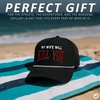 image:imageFunky Junque Golf Trucker Hat  Lightweight Golf Trucker Rope Hat with Adjustable Snapback Golf Course and Weekend Wear Funny Golf Hats for Men and WomenMy Wife Will Kill You  Black