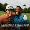 image:imageFunky Junque Golf Trucker Hat  Lightweight Golf Trucker Rope Hat with Adjustable Snapback Golf Course and Weekend Wear Funny Golf Hats for Men and WomenBirdies Upside Down  BlackBeige