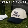 image:imageFunky Junque Golf Trucker Hat  Lightweight Golf Trucker Rope Hat with Adjustable Snapback Golf Course and Weekend Wear Funny Golf Hats for Men and WomenHave a Day  NavyBeige