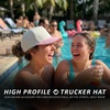 image:imageFunky Junque Golf Trucker Hat  Lightweight Golf Trucker Rope Hat with Adjustable Snapback Golf Course and Weekend Wear Funny Golf Hats for Men and WomenLight PinkBeige