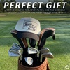 image:imageFunky Junque Golf Trucker Hat  Lightweight Golf Trucker Rope Hat with Adjustable Snapback Golf Course and Weekend Wear Funny Golf Hats for Men and WomenThe Back Nine Social Club  BlackBeige