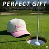 image:imageFunky Junque Golf Trucker Hat  Lightweight Golf Trucker Rope Hat with Adjustable Snapback Golf Course and Weekend Wear Funny Golf Hats for Men and WomenBirdie  PinkBeige