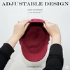 image:imageFunky Junque Greek Fisherman Newsboy Cap Cotton Captains Bakerboy Hat  Breathable cotton fisherman cap with flat round top for everyday style sun protection travel amp timeless looksBurgundy
