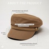 image:imageFunky Junque Greek Fisherman Newsboy Cap Cotton Captains Bakerboy Hat  Breathable cotton fisherman cap with flat round top for everyday style sun protection travel amp timeless looksTaupe