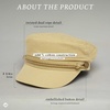 image:imageFunky Junque Greek Fisherman Newsboy Cap Cotton Captains Bakerboy Hat  Breathable cotton fisherman cap with flat round top for everyday style sun protection travel amp timeless looksKhaki