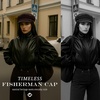 image:imageFunky Junque Greek Fisherman Newsboy Cap Cotton Captains Bakerboy Hat  Breathable cotton fisherman cap with flat round top for everyday style sun protection travel amp timeless looksWool  Brown