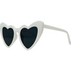 image:imageFunky Junque Heart Shaped Sunglasses Women Fashion Eyewear  Sturdy plastic heart shaped sunglasses with playful frames for bachelorette parties girls night out amp photos3 Pack  White