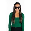image:imageFunky Junque Heart Shaped Sunglasses Women Fashion Eyewear  Sturdy plastic heart shaped sunglasses with playful frames for bachelorette parties girls night out amp photosBlack