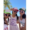image:imageFunky Junque Heart Shaped Sunglasses Women Fashion Eyewear  Sturdy plastic heart shaped sunglasses with playful frames for bachelorette parties girls night out amp photosPink