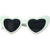 image:imageFunky Junque Heart Shaped Sunglasses Women Fashion Eyewear  Sturdy plastic heart shaped sunglasses with playful frames for bachelorette parties girls night out amp photos3 Pack  White