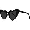 image:imageFunky Junque Heart Shaped Sunglasses Women Fashion Eyewear  Sturdy plastic heart shaped sunglasses with playful frames for bachelorette parties girls night out amp photosBlack