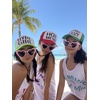 image:imageFunky Junque Heart Shaped Sunglasses Women Fashion Eyewear  Sturdy plastic heart shaped sunglasses with playful frames for bachelorette parties girls night out amp photos3 Pack  Pink