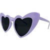 image:imageFunky Junque Heart Shaped Sunglasses Women Fashion Eyewear  Sturdy plastic heart shaped sunglasses with playful frames for bachelorette parties girls night out amp photosViolet
