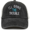 image:imageFunky Junque Ill Bring The Mesh Trucker Hats  Lightweight Cotton Cap with Sun Protection Golf Beach and Bachelorette Parties Casual Caps for WomenIll Bring the Trouble
