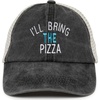 image:imageFunky Junque Ill Bring The Mesh Trucker Hats  Lightweight Cotton Cap with Sun Protection Golf Beach and Bachelorette Parties Casual Caps for WomenIll Bring the Pizza