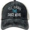 image:imageFunky Junque Ill Bring The Mesh Trucker Hats  Lightweight Cotton Cap with Sun Protection Golf Beach and Bachelorette Parties Casual Caps for WomenIll Bring the Dance Moves