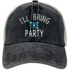 image:imageFunky Junque Ill Bring The Mesh Trucker Hats  Lightweight Cotton Cap with Sun Protection Golf Beach and Bachelorette Parties Casual Caps for WomenIll Bring the Party