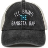 image:imageFunky Junque Ill Bring The Mesh Trucker Hats  Lightweight Cotton Cap with Sun Protection Golf Beach and Bachelorette Parties Casual Caps for WomenIll Bring the Gangsta Rap