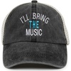 image:imageFunky Junque Ill Bring The Mesh Trucker Hats  Lightweight Cotton Cap with Sun Protection Golf Beach and Bachelorette Parties Casual Caps for WomenIll Bring the Music