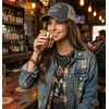 image:imageFunky Junque Ill Bring The Mesh Trucker Hats  Lightweight Cotton Cap with Sun Protection Golf Beach and Bachelorette Parties Casual Caps for WomenIll Bring the Tequila