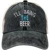 image:imageFunky Junque Ill Bring The Mesh Trucker Hats  Lightweight Cotton Cap with Sun Protection Golf Beach and Bachelorette Parties Casual Caps for WomenIll Bring the Beer