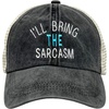 image:imageFunky Junque Ill Bring The Mesh Trucker Hats  Lightweight Cotton Cap with Sun Protection Golf Beach and Bachelorette Parties Casual Caps for WomenIll Bring the Sarcasm