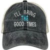 image:imageFunky Junque Ill Bring The Mesh Trucker Hats  Lightweight Cotton Cap with Sun Protection Golf Beach and Bachelorette Parties Casual Caps for WomenIll Bring the Good Times