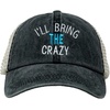 image:imageFunky Junque Ill Bring The Mesh Trucker Hats  Lightweight Cotton Cap with Sun Protection Golf Beach and Bachelorette Parties Casual Caps for WomenIll Bring the Crazy
