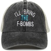 image:imageFunky Junque Ill Bring The Mesh Trucker Hats  Lightweight Cotton Cap with Sun Protection Golf Beach and Bachelorette Parties Casual Caps for WomenIll Bring the F Bombs