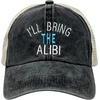 image:imageFunky Junque Ill Bring The Mesh Trucker Hats  Lightweight Cotton Cap with Sun Protection Golf Beach and Bachelorette Parties Casual Caps for WomenIll Bring the Alibi