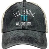 image:imageFunky Junque Ill Bring The Mesh Trucker Hats  Lightweight Cotton Cap with Sun Protection Golf Beach and Bachelorette Parties Casual Caps for WomenIll Bring the Alcohol