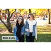 image:imageFunky Junque Infinity Scarf for Women  Oversized Chunky Cable Knit Warm Winter Womens Infinity Neck Scarves Circle Wrap2 Pack Black  Dove Grey