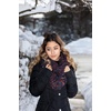 image:imageFunky Junque Infinity Scarf for Women  Oversized Chunky Cable Knit Warm Winter Womens Infinity Neck Scarves Circle WrapBlack  Purple  Orange  Teal  4 Tone Mix