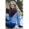 image:imageFunky Junque Infinity Scarf for Women  Oversized Chunky Cable Knit Warm Winter Womens Infinity Neck Scarves Circle WrapBlack  Purple  Orange  Teal  4 Tone Mix