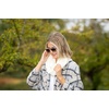 image:imageFunky Junque Infinity Scarf for Women  Oversized Chunky Cable Knit Warm Winter Womens Infinity Neck Scarves Circle WrapIvory