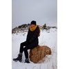 image:imageFunky Junque Infinity Scarf for Women  Oversized Chunky Cable Knit Warm Winter Womens Infinity Neck Scarves Circle WrapMustard