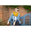 image:imageFunky Junque Infinity Scarf for Women  Oversized Chunky Cable Knit Warm Winter Womens Infinity Neck Scarves Circle WrapMustard