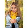 image:imageFunky Junque Infinity Scarf for Women  Oversized Chunky Winter Scarf Colorful Fall Scarves Soft Sweater Wrap Cozy Style2 Pack  Beige  Indi Pink